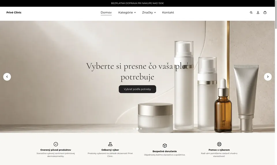 Privé Clinic Shop